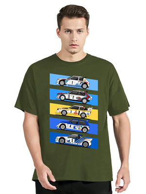 1986 Group B Rally Cars Funny T-Shirt Fashion Summer Men'S Clothing Oversized Tshirt Casual Tops New Hip Hop Streetwear T Shirt